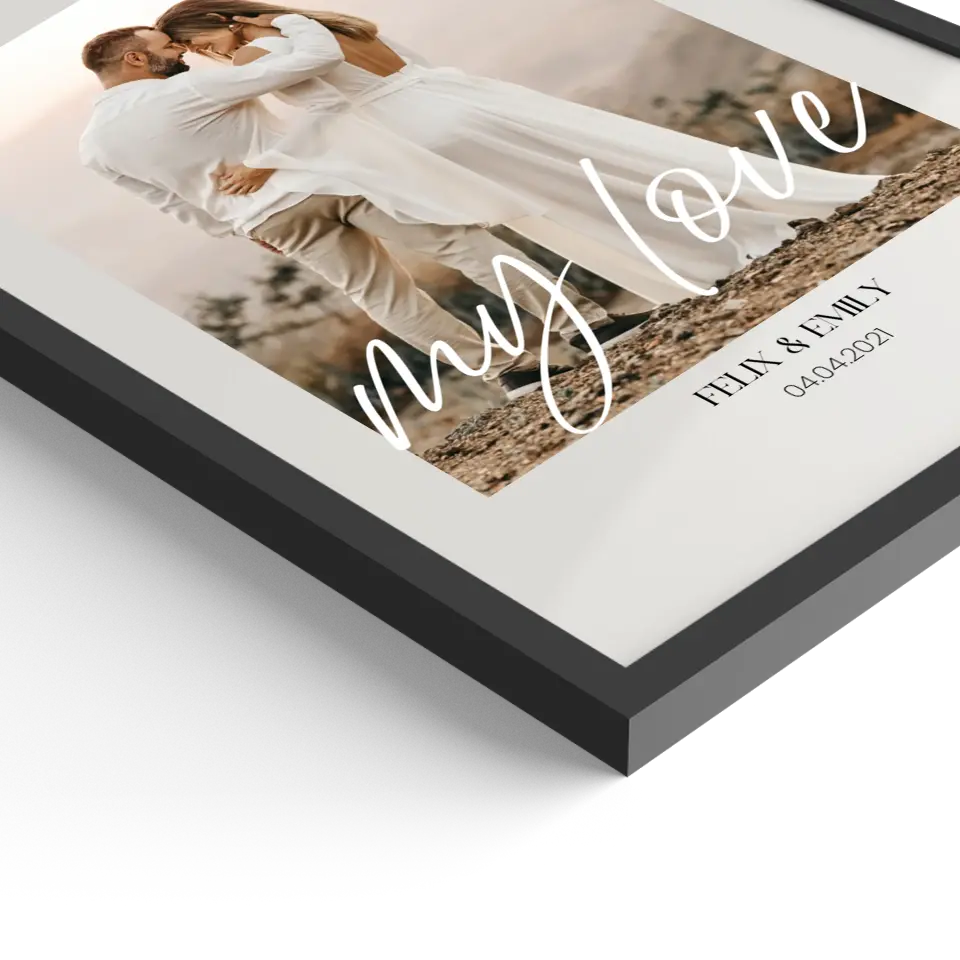 my love - Personalisiert mit Foto