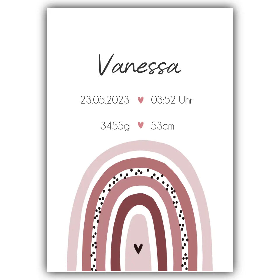 "Regenbogen III" - Personalisiert