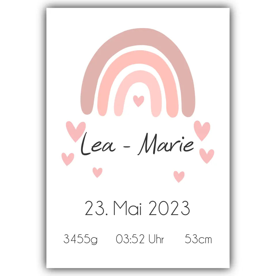 "Regenbogen II" - Personalisiert