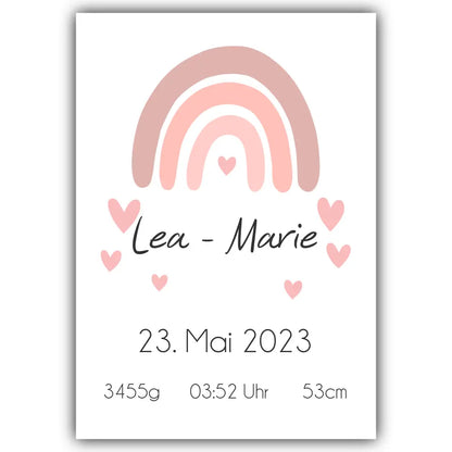 "Regenbogen II" - Personalisiert
