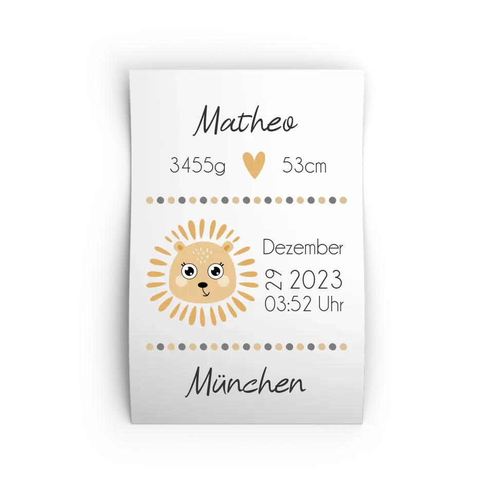 "Tierliebe" - Personalisiert