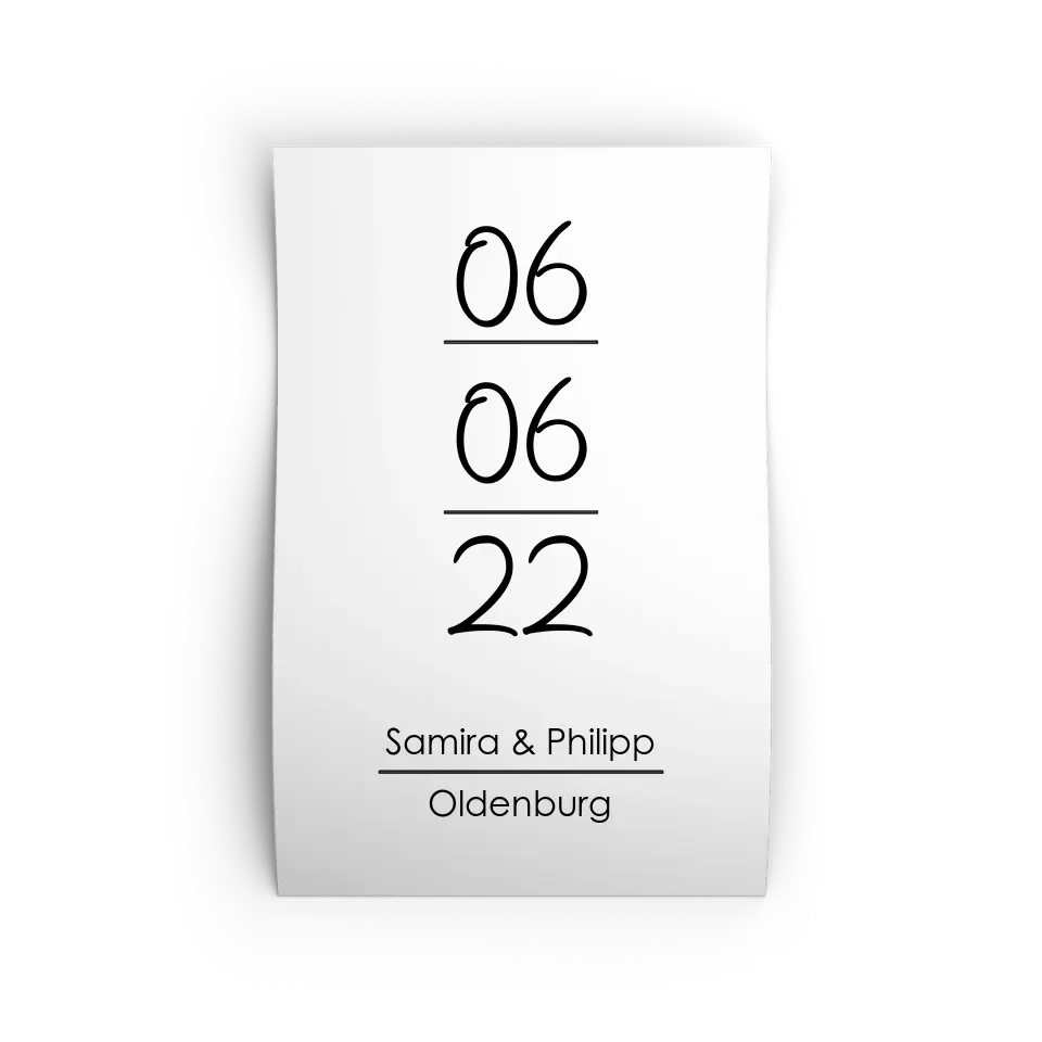 "Jahrestag" - Personalisiert