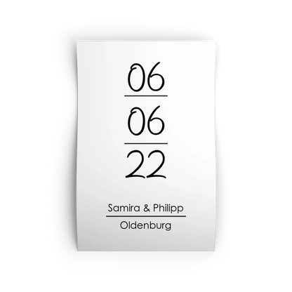 "Jahrestag" - Personalisiert