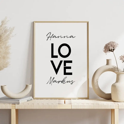"LOVE" - Personalisiert