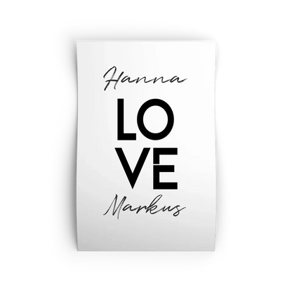 "LOVE" - Personalisiert