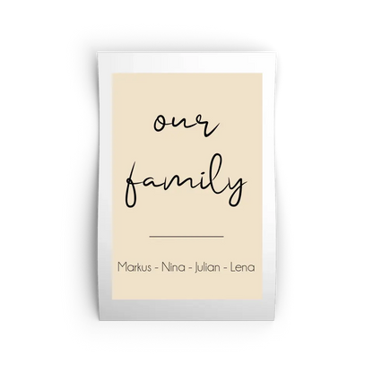 "Our Family" - Personalisiert