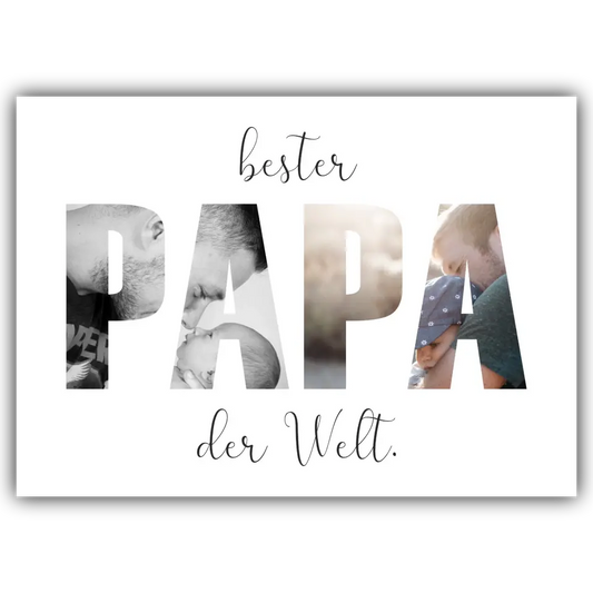 "Bester Papa der Welt" - Personalisiert