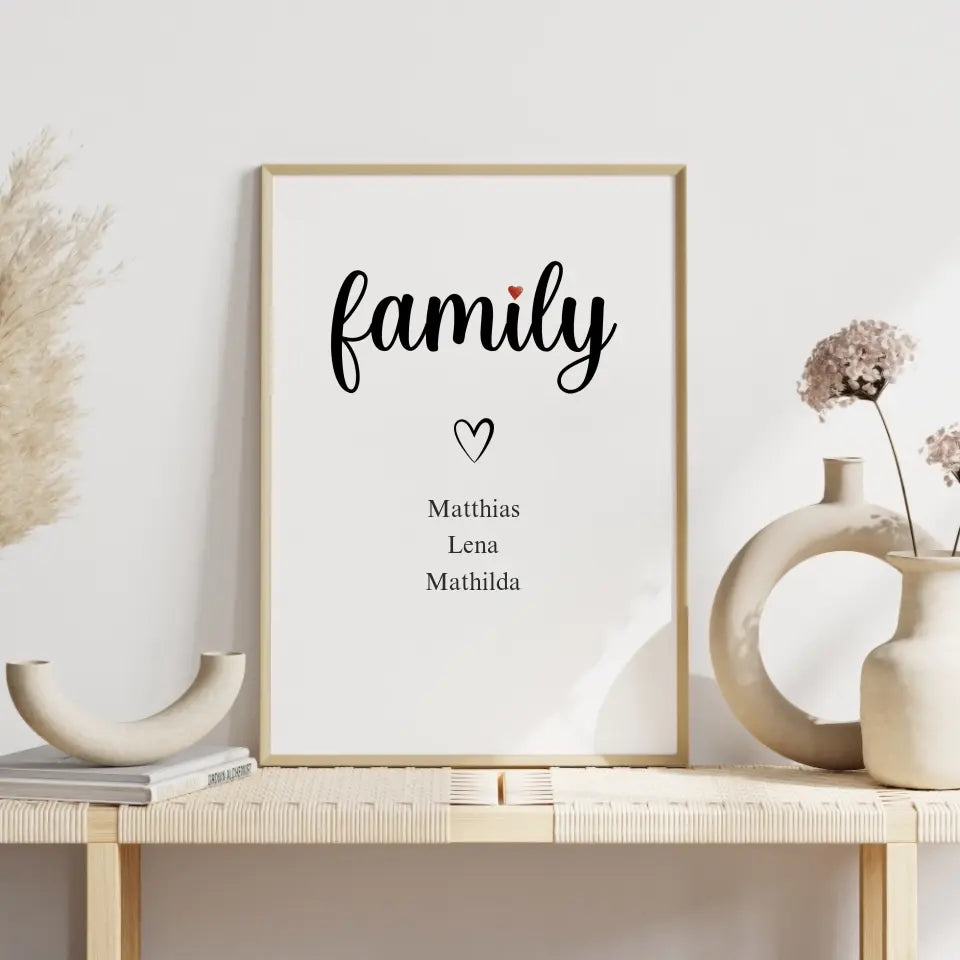 "family" - Personalisiert