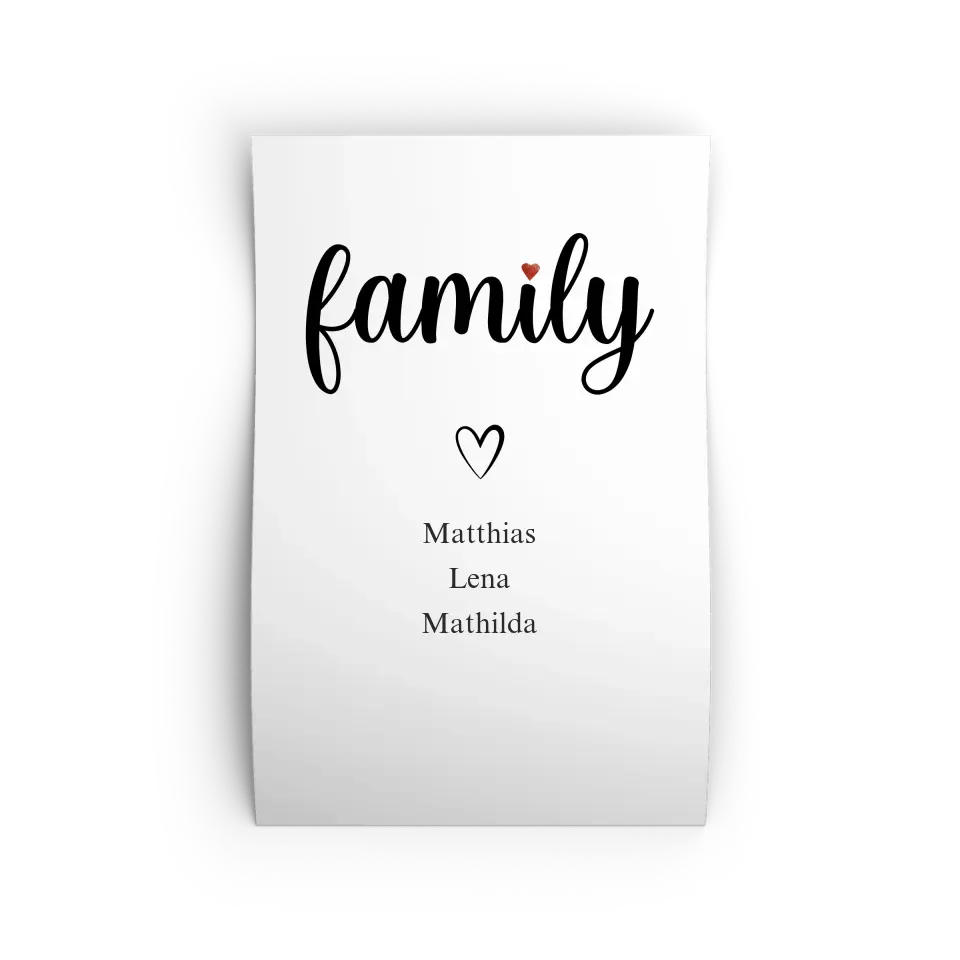 "family" - Personalisiert