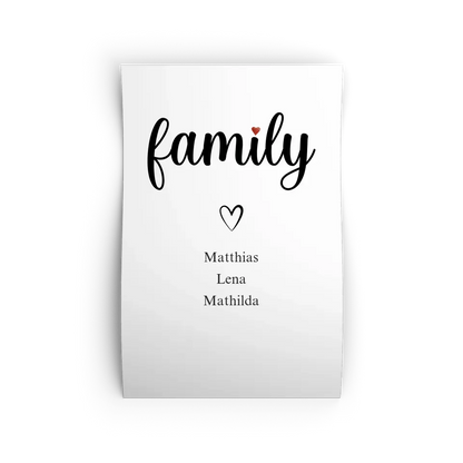 "family" - Personalisiert