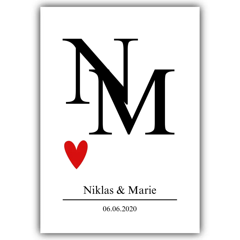 "COUPLE" - Personalisiert