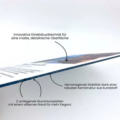 "Lieblingsort" Karte als Gold Edition - Personalisiert