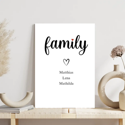 "family" - Personalisiert