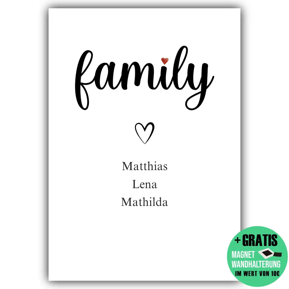 "family" - Personalisiert