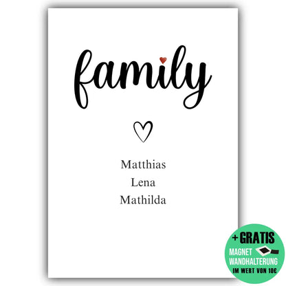 "family" - Personalisiert