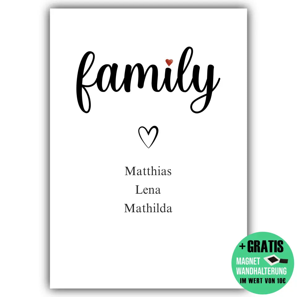 "family" - Personalisiert