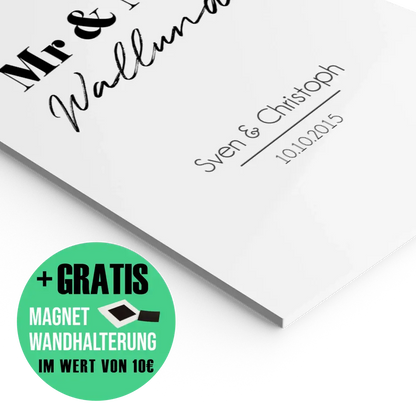 "Mr. & Mr." - Personalisiert