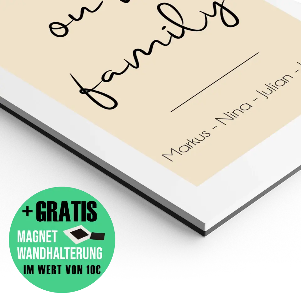 "Our Family" - Personalisiert