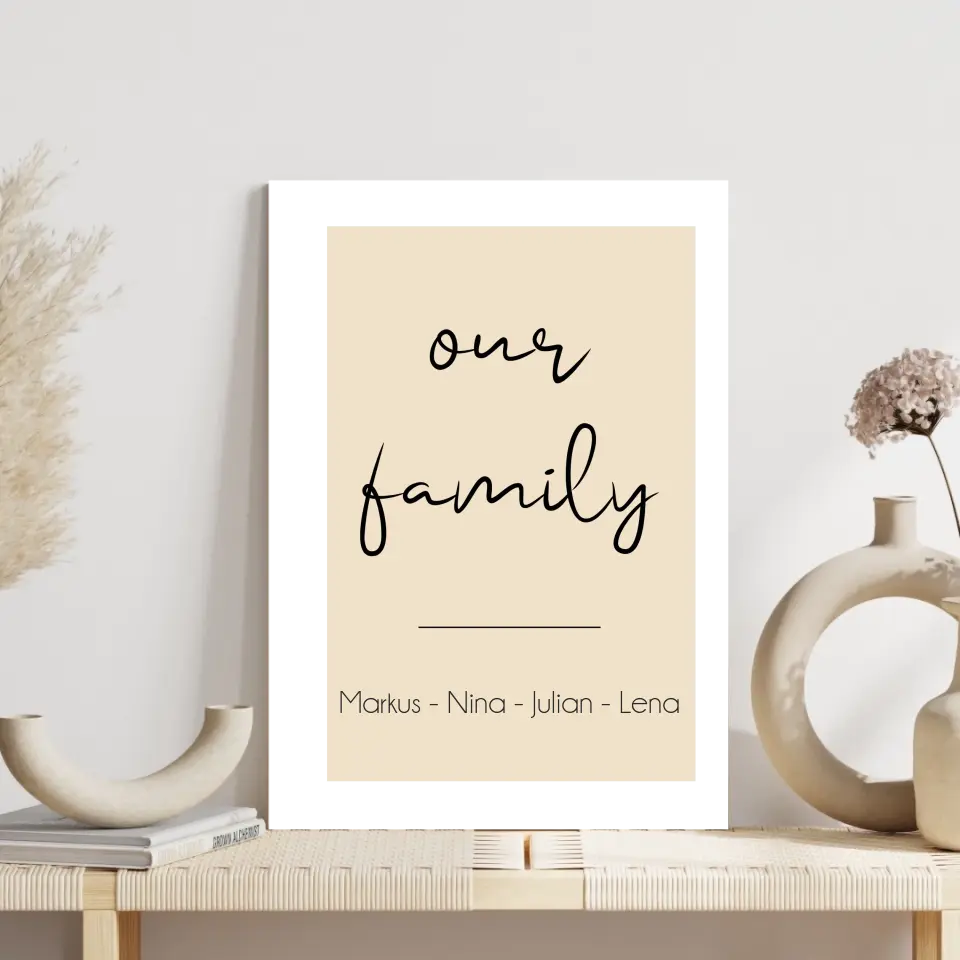 "Our Family" - Personalisiert