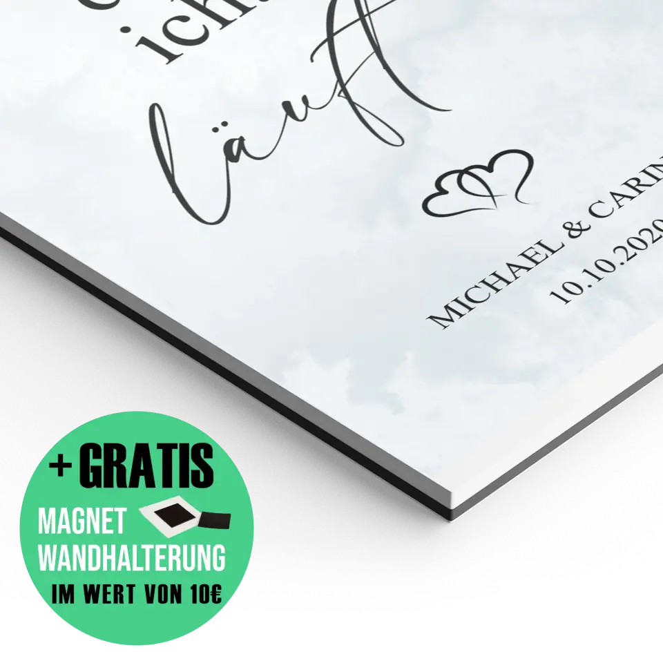 "Du. Ich. Läuft." - Personalisiert