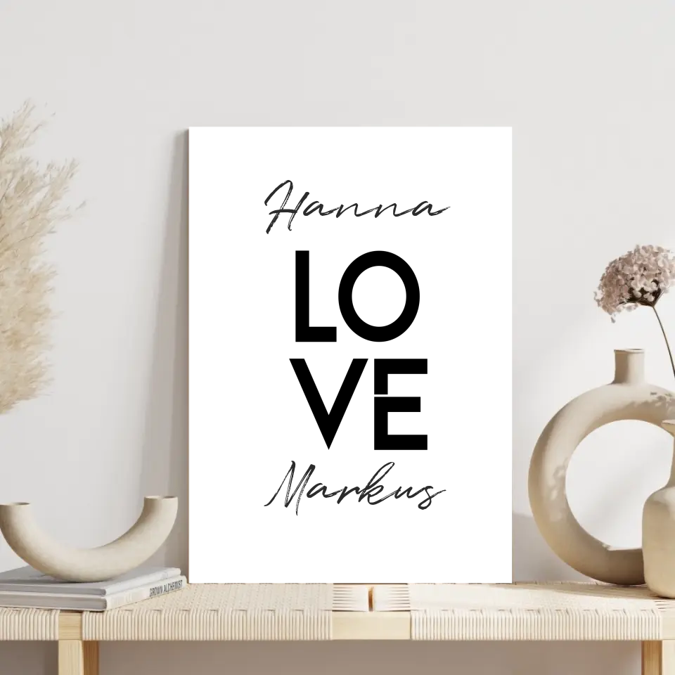 "LOVE" - Personalisiert
