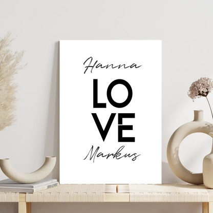 "LOVE" - Personalisiert