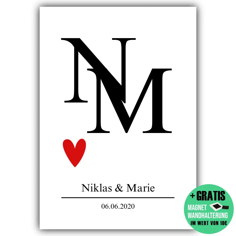 "COUPLE" - Personalisiert