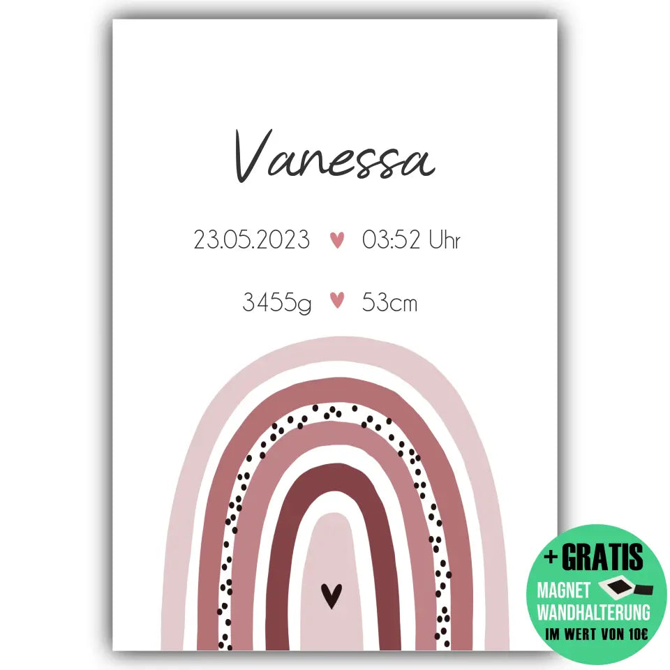 "Regenbogen III" - Personalisiert