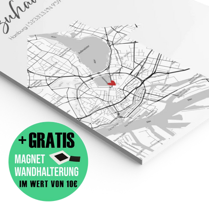 "Zuhause" als Karte - Personalisiert