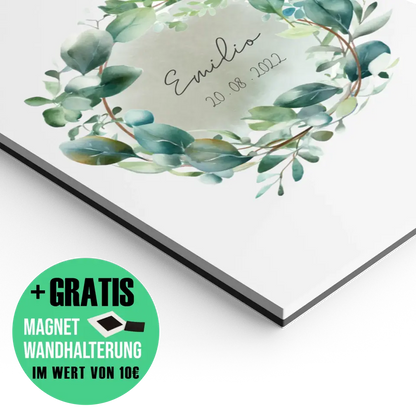 Eukalyptus Geburtsposter - Personalisiert
