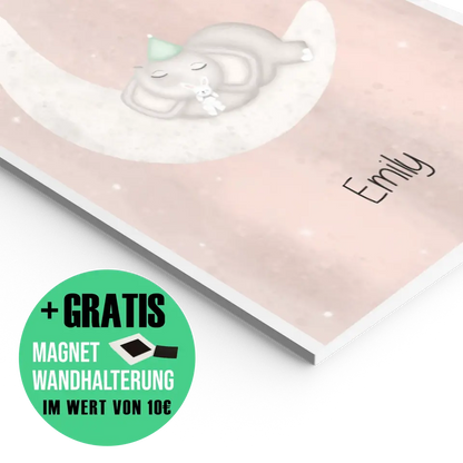 "Babyfant mit Kumpelhase" - Personalisiert