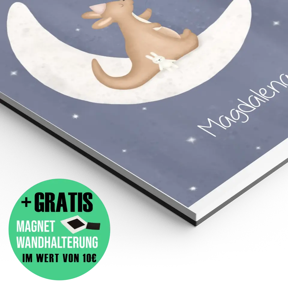 "Kangaroo mit Kumpelhase" - Personalisiert