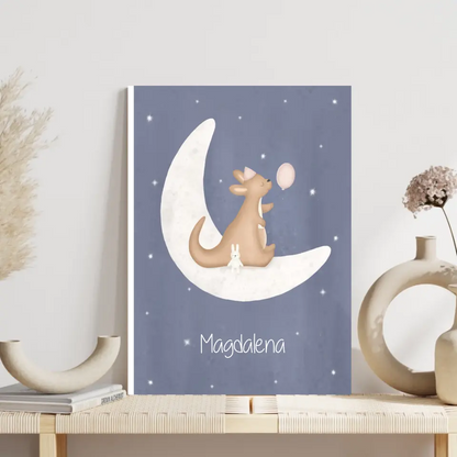 "Kangaroo mit Kumpelhase" - Personalisiert