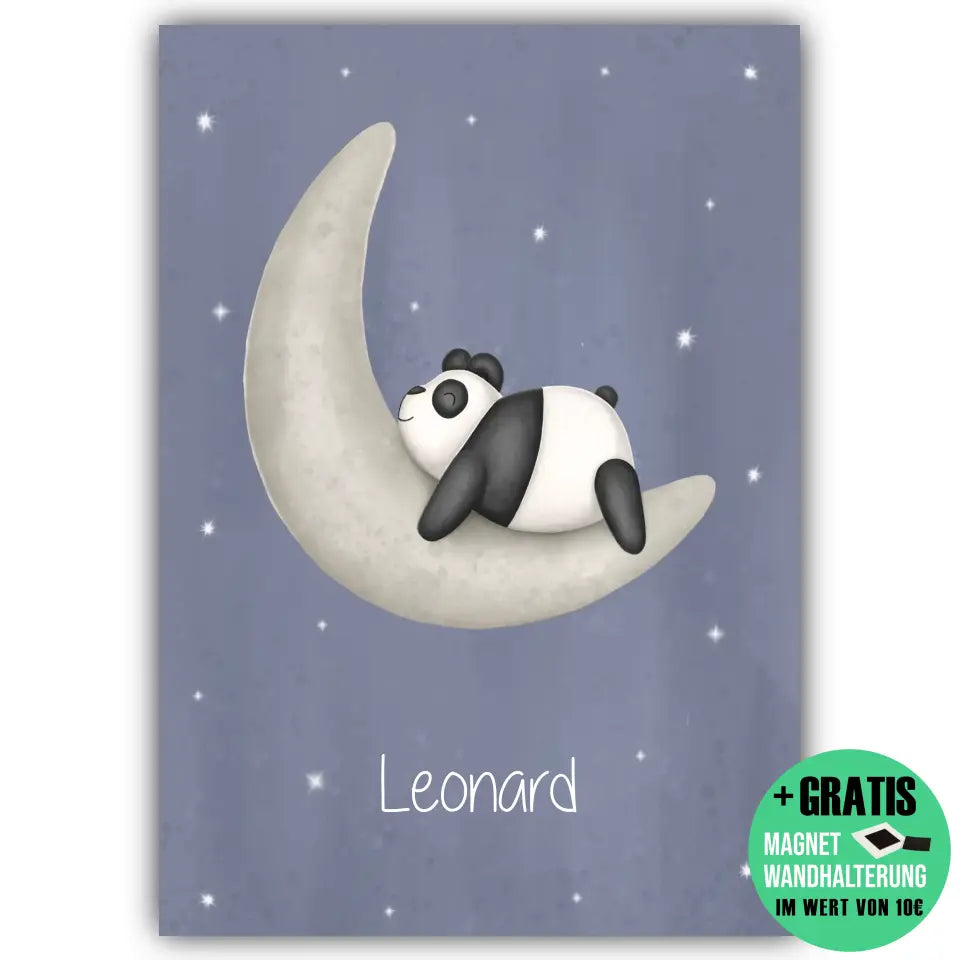 "Sleepy Panda" - Personalisiert
