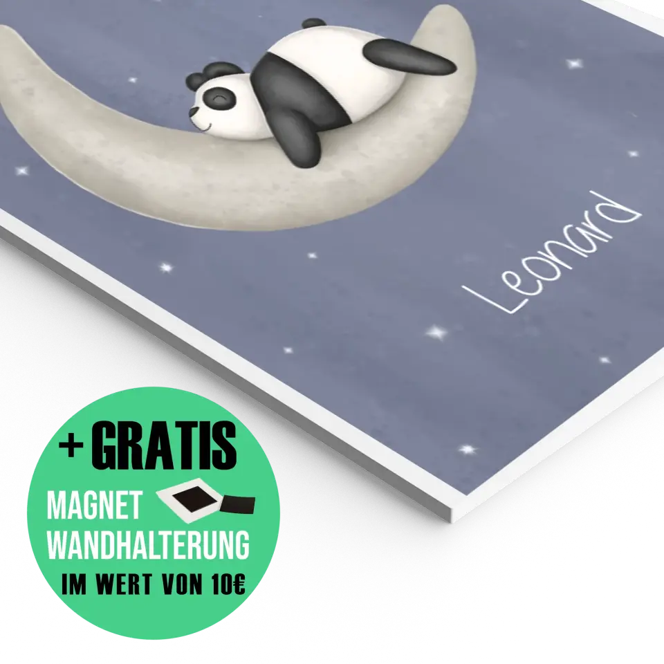 "Sleepy Panda" - Personalisiert
