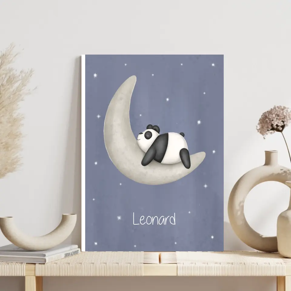 "Sleepy Panda" - Personalisiert