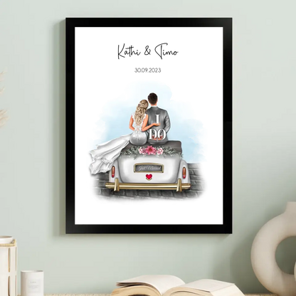 "I DO" - Hochzeitsgeschenk Personalisiert