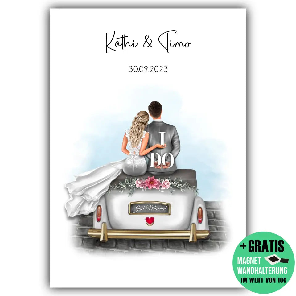 "I DO" - Hochzeitsgeschenk Personalisiert