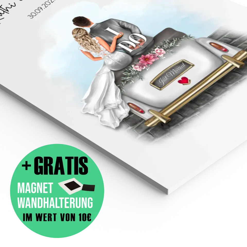 "I DO" - Hochzeitsgeschenk Personalisiert