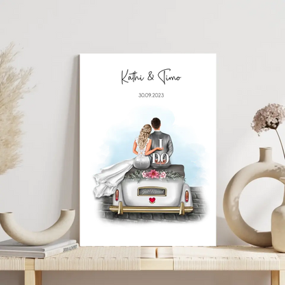 "I DO" - Hochzeitsgeschenk Personalisiert