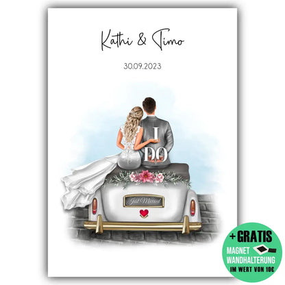 "I DO" - Hochzeitsgeschenk Personalisiert