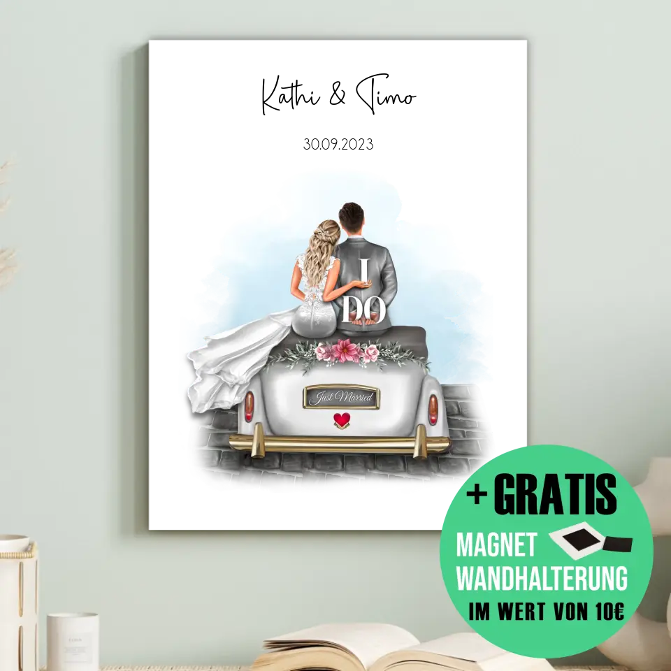 "I DO" - Hochzeitsgeschenk Personalisiert