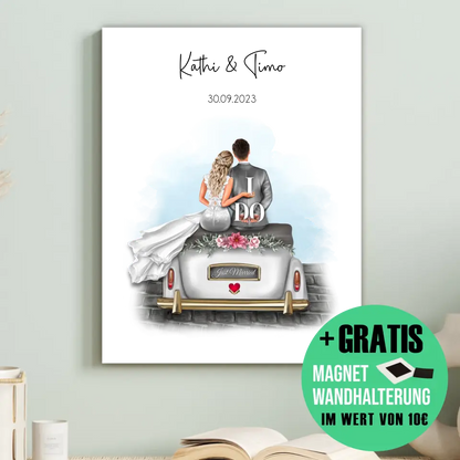 "I DO" - Hochzeitsgeschenk Personalisiert