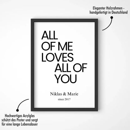 "ALL OF ME" - Personalisiert