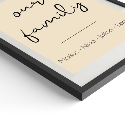 "Our Family" - Personalisiert