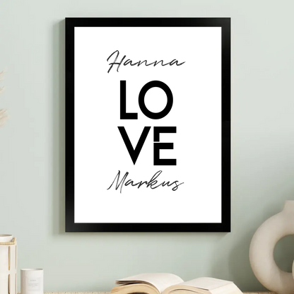 "LOVE" - Personalisiert