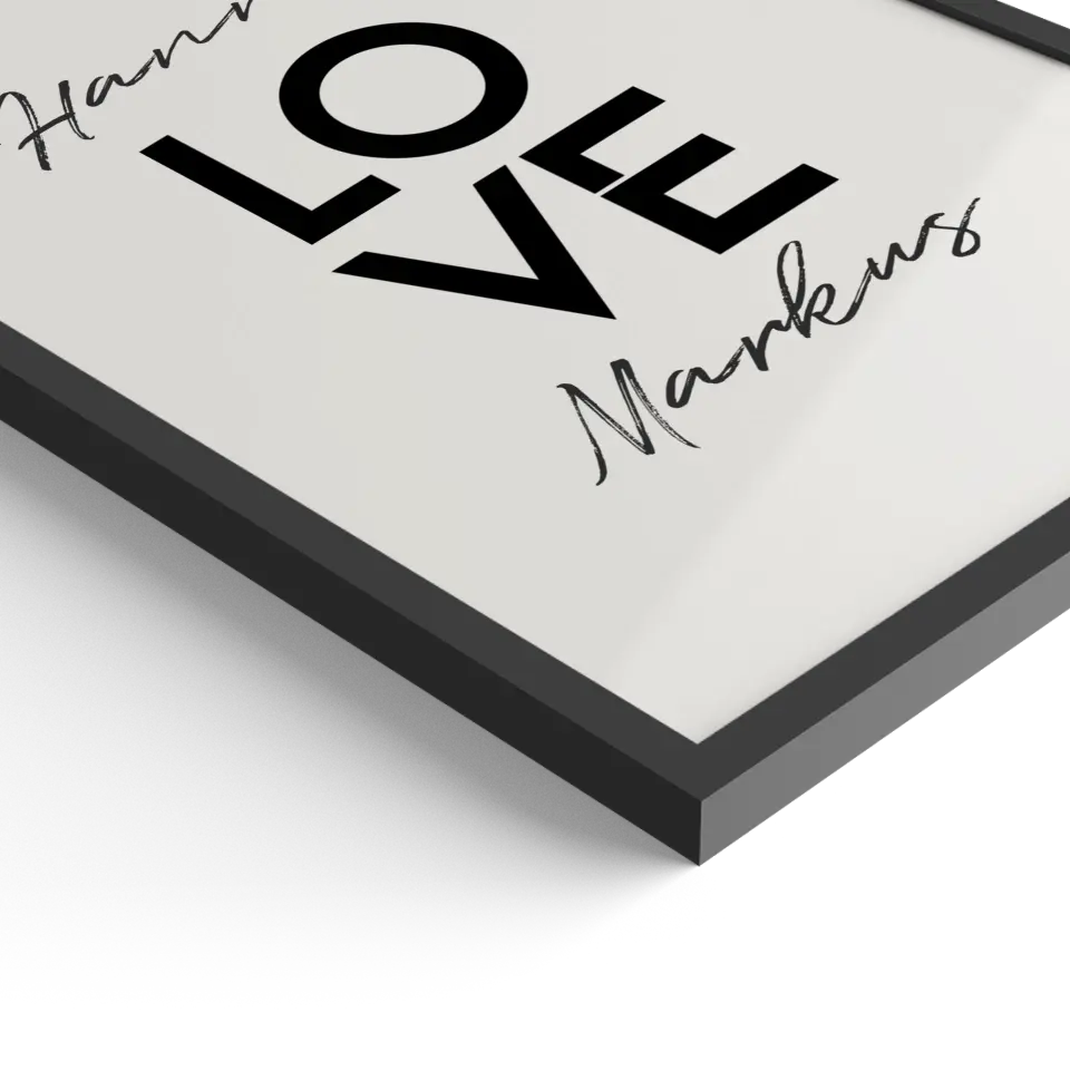 "LOVE" - Personalisiert