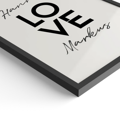 "LOVE" - Personalisiert