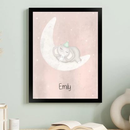 "Babyfant mit Kumpelhase" - Personalisiert