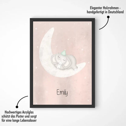 "Babyfant mit Kumpelhase" - Personalisiert